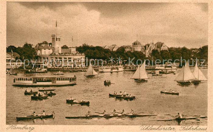 HAMBURG CITY Uhlenhorster F?hrhaus Ruderboote