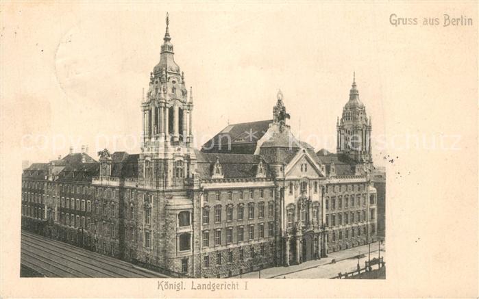BERLIN CITY K?nigliches Landgericht