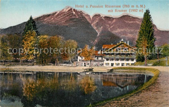 GARMISCH-PARTENKIRCHEN Bayern Hotel Pension Rissersee mit Kramer
