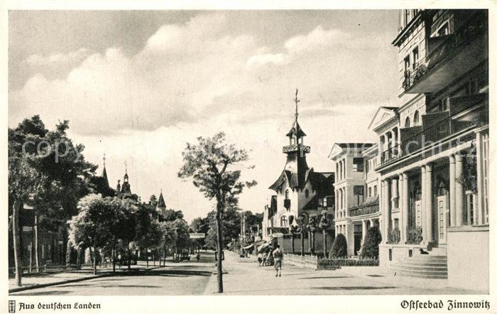 Zinnowitz Ostseebad Strassenpartie