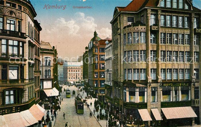 HAMBURG CITY Grasskeller Strassenbahn