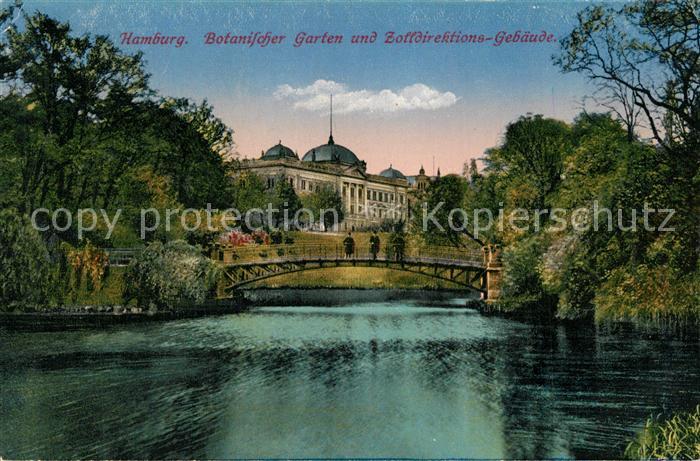 HAMBURG CITY Botanischer Garten und Zolldirektionsgeb?ude