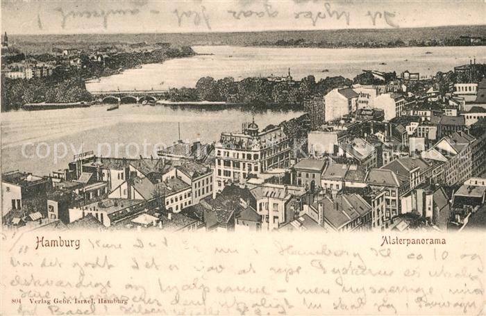 HAMBURG  CITY Alsterpanorama