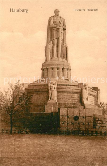 HAMBURG  CITY Bismarck Denkmal