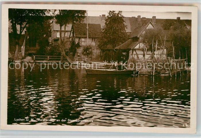 Lychen Malerwinkel an der Strandpromenade