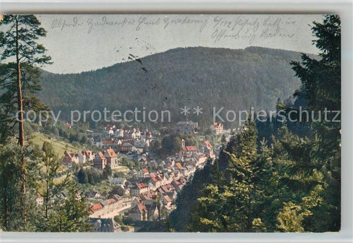 Triberg Schwarzwald Von der Bahnaussicht