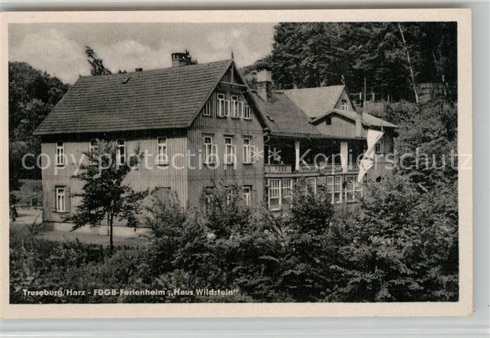 Treseburg Harz FDGB Ferienheim Haus Wildstein