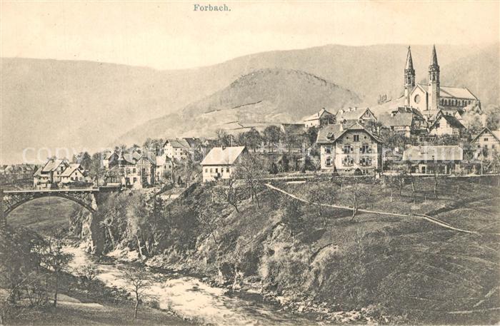 Forbach Baden Kirche Panorma