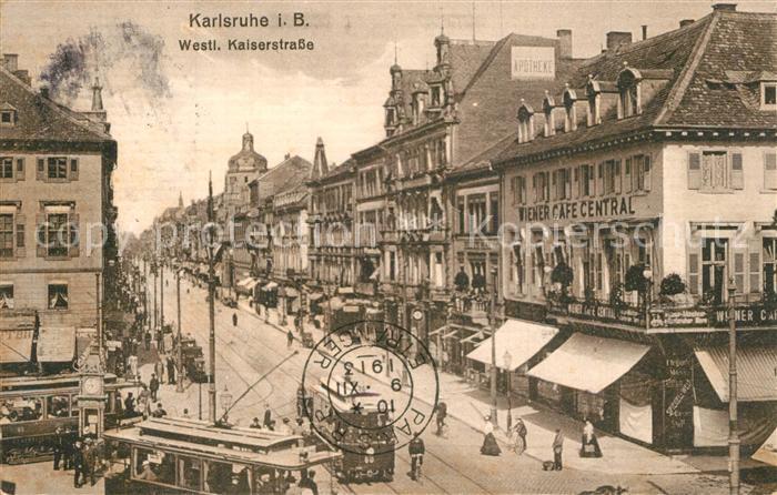 Karlsruhe Baden Westliche Kaiserstrasse