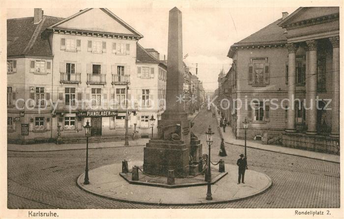 Karlsruhe Baden Rondellplatz Denkmal