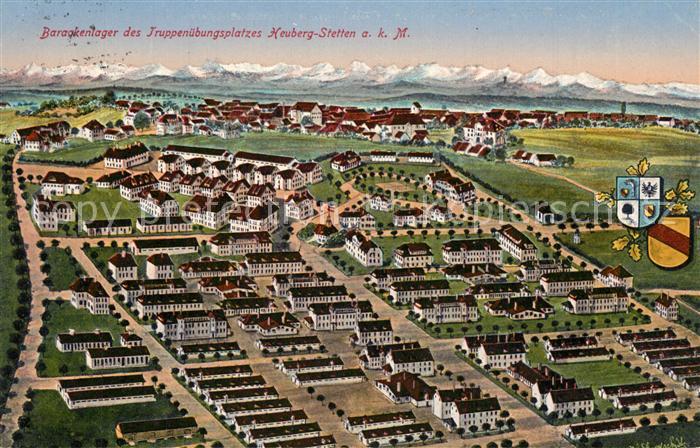 Heuberg Stetten kalten Markt Barackenlager Truppenuebungsplatz Fliegeraufnahme