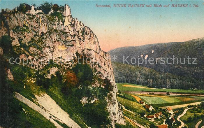 Hausen Tal Ruine Hausen Donautal