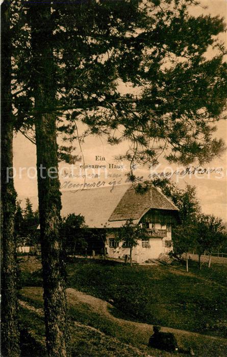 Schwarzwald Ein einsames Haus