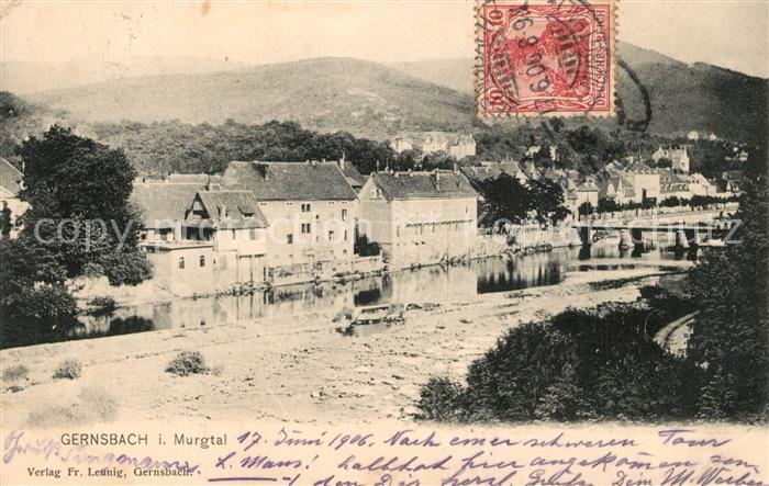 Gernsbach Panorama Murgtal