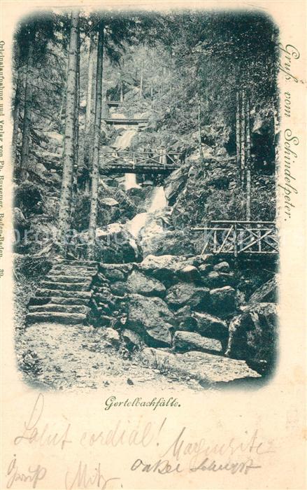 Buehlertal Gretelbachfaelle Schindelpeter