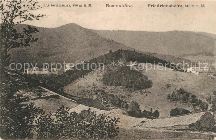 Friedrichsheim Rehaklinik Malsburg-Marzell Kandern BW Luisenheim Rasinahoehe