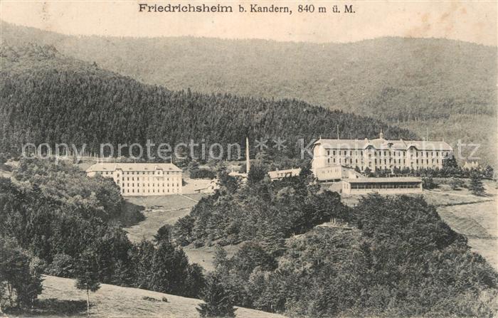 Friedrichsheim Rehaklinik Malsburg-Marzell Kandern BW Erholungsheim