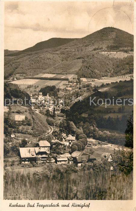 Bad Freyersbach Schwarzwald Kurhaus Hirzighof