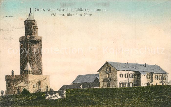 Grosser Feldberg Taunus Aussichtsturm Hotel
