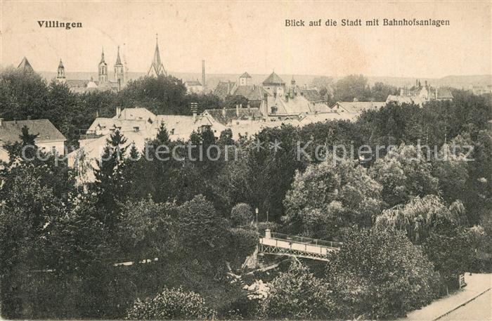 Villingen-Schwenningen Panorama Bahnhofsanlagen