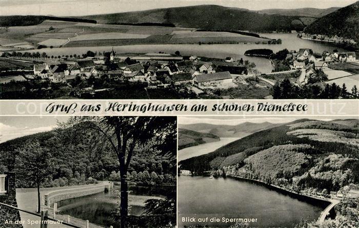 Heringhausen Waldeck Sperrmauer Panorama