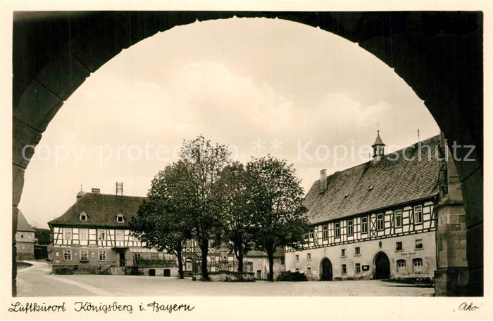 Koenigsberg Bayern Marktplatz Rathaus Regiomentanus Brunnen Gasthof goldener Ste