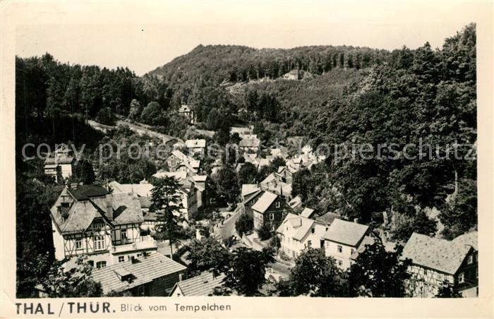 Thal Ruhla Blick vom Tempelchen