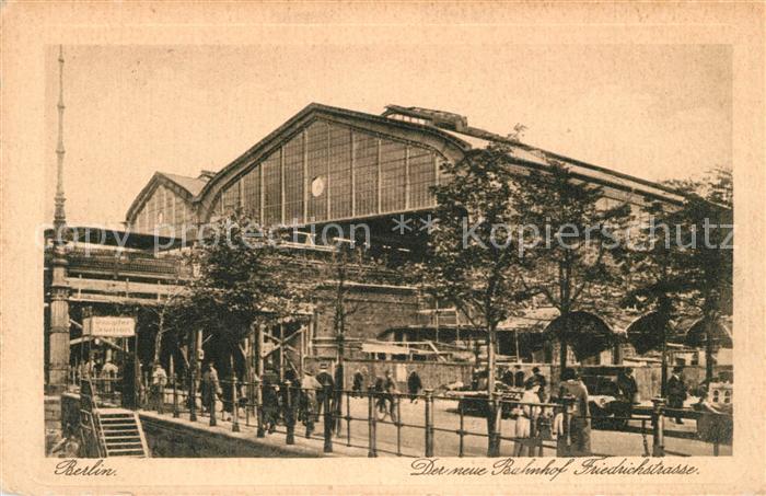 BERLIN  CITY Neue Bahnhof Friedrichstrasse