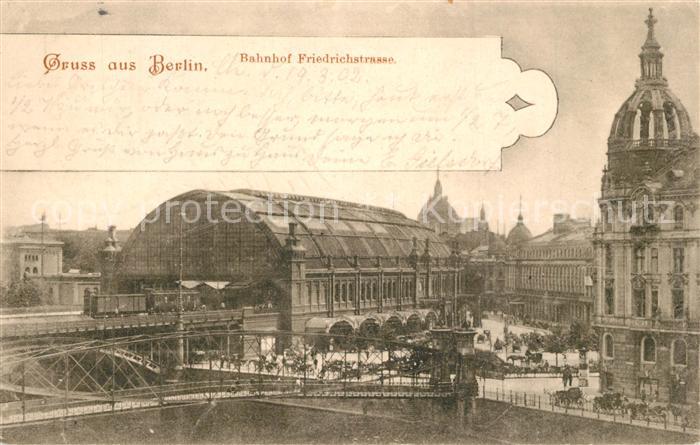 BERLIN  CITY Bahnhof Friedrichstrasse