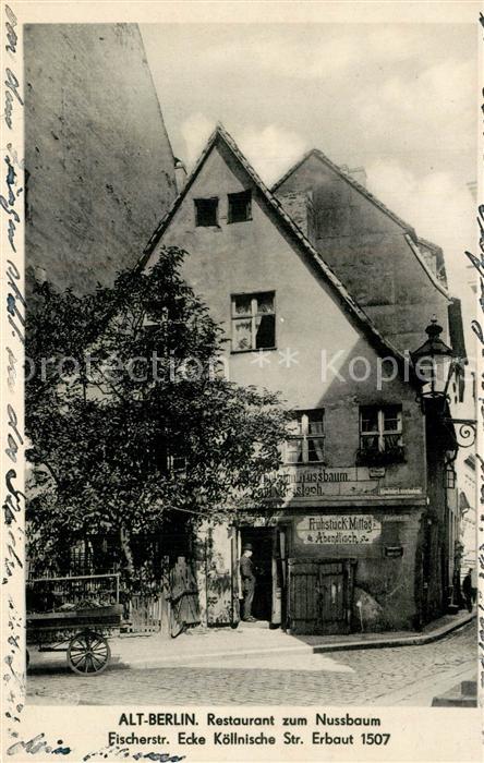 Alt Berlin Restaurant zum Nussbaum