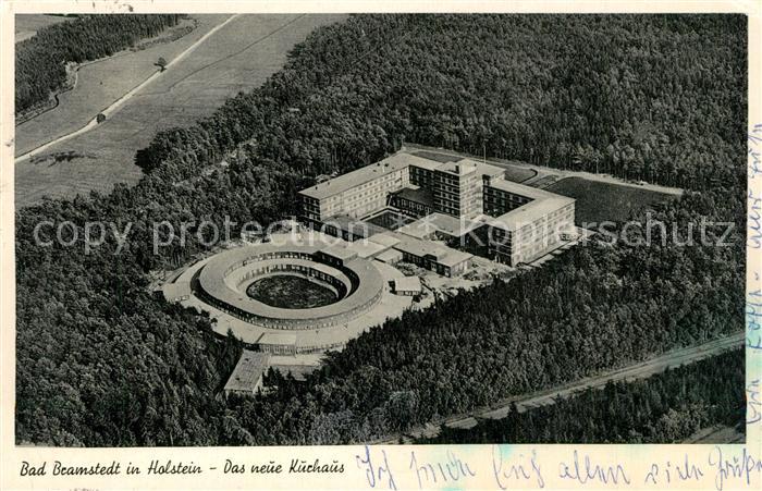 Bad Bramstedt Fliegeraufnahme Kurhaus