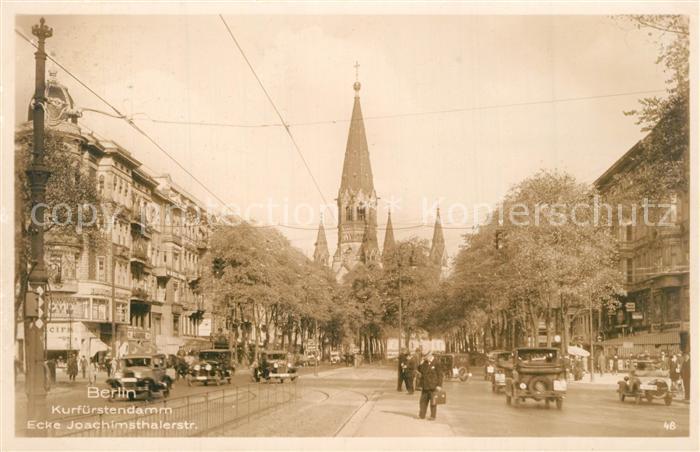 BERLIN  CITY Kurfuerstendamm Ecke Joachimsthalerstrasse