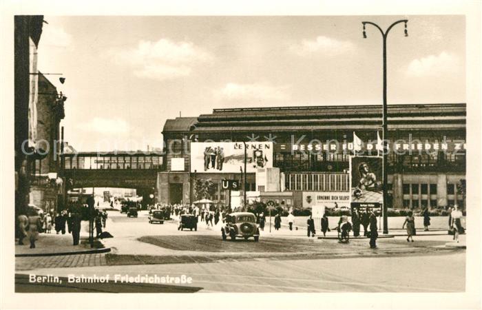 BERLIN  CITY Bahnhof Friedrichstrasse
