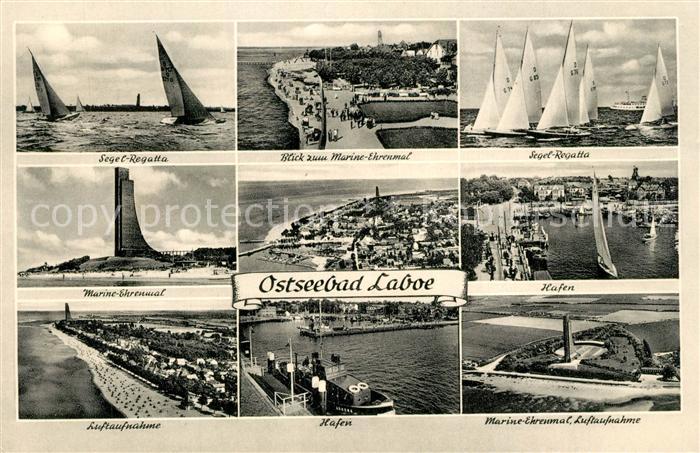 Laboe Segelregatta Marineehrenmal Hafen