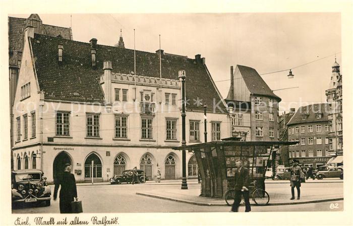 KIEL  CITY Markt altes Rathaus