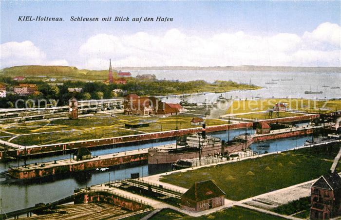 Holtenau Kiel Schleusen Hafen