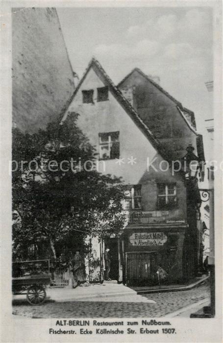 Alt Berlin Restaurant zum Nussbaum