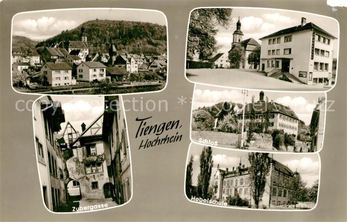 Tiengen Waldshut Zubergasse Hebelschule Schloss Kirche