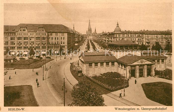 BERLIN  CITY Wittenbergplatz Untergrundbahnhof