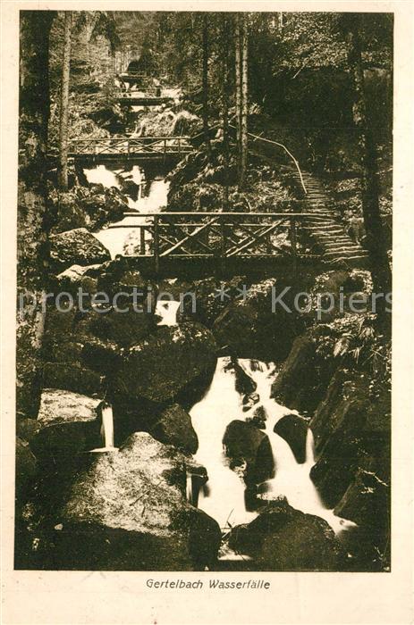 Buehlertal Gertelbach Wasserfaelle