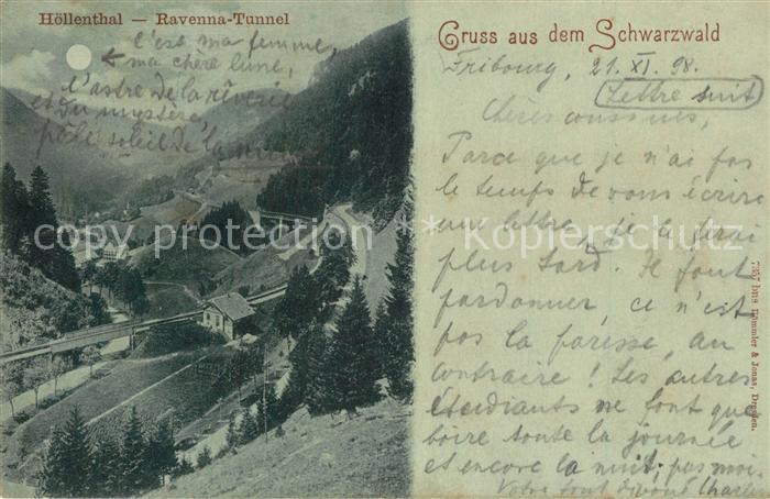 Hoellental Schwarzwald Ravenna Tunnel
