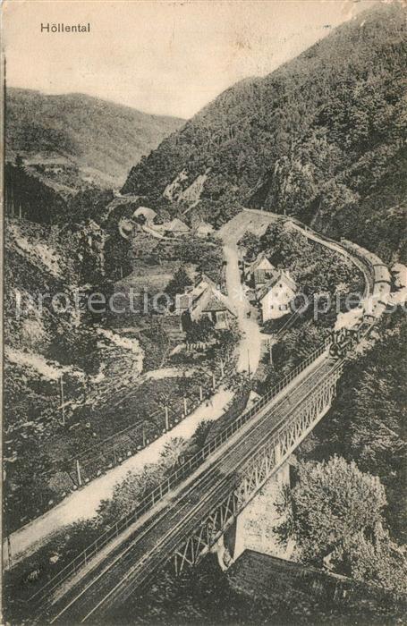 Hoellental Schwarzwald Panorama