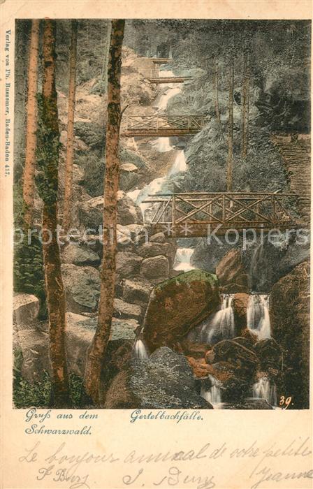 Schwarzwald Gertelbachfälle