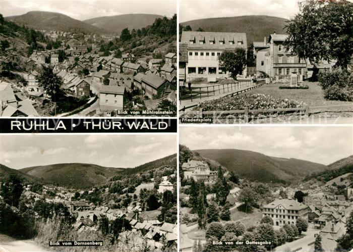 Ruhla Friedensplatz Panoramen