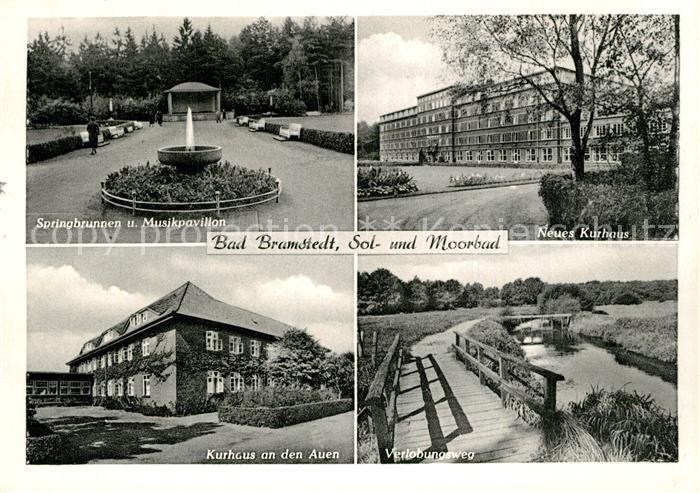 Bad Bramstedt Springbrunnen Musikpavillon Neues Kurhaus Verlobungsweg