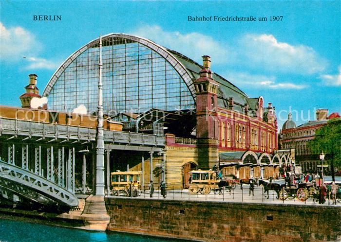 BERLIN  CITY Bahnhof Friedrichstrasse 1907
