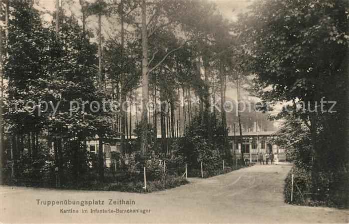 Zeithain Truppen-Uebungsplatz Kantine im Infanterie Barackenlager