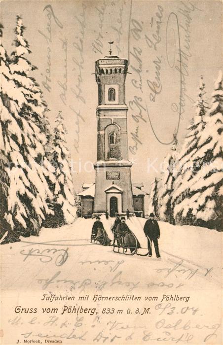 P?hlberg Talfahrten mit H?rnerschlitten