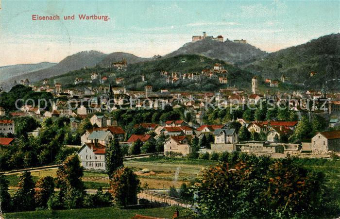 Eisenach Thueringen mit Wartburg