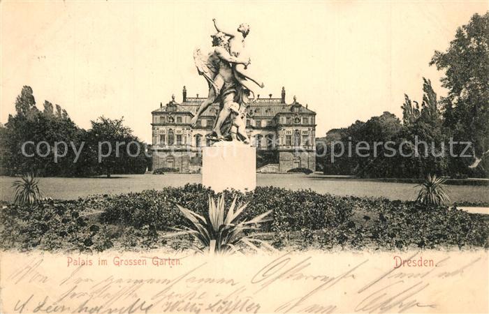 DRESDEN Elbe Palais im Grossen Garten